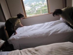 旅館の客室清掃（大津市）