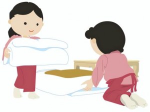 宿泊施設の布団敷スタッフ（嬉野市内）