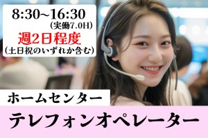 テレフォンオペレーター・ホームセンター内